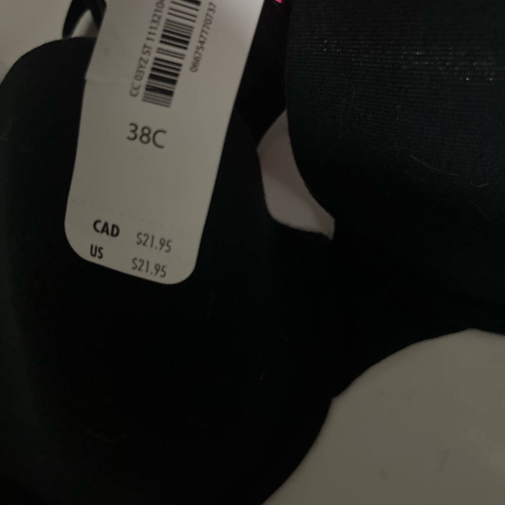 38c black bra